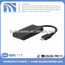MHL Micro USB para adaptador HDMI HDTV AV cabo para Samsung Galaxy S2 HTC / Nexus